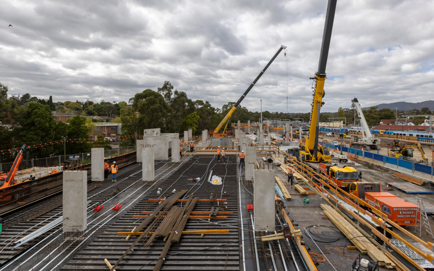 Victorian level crossing and station upgrade project