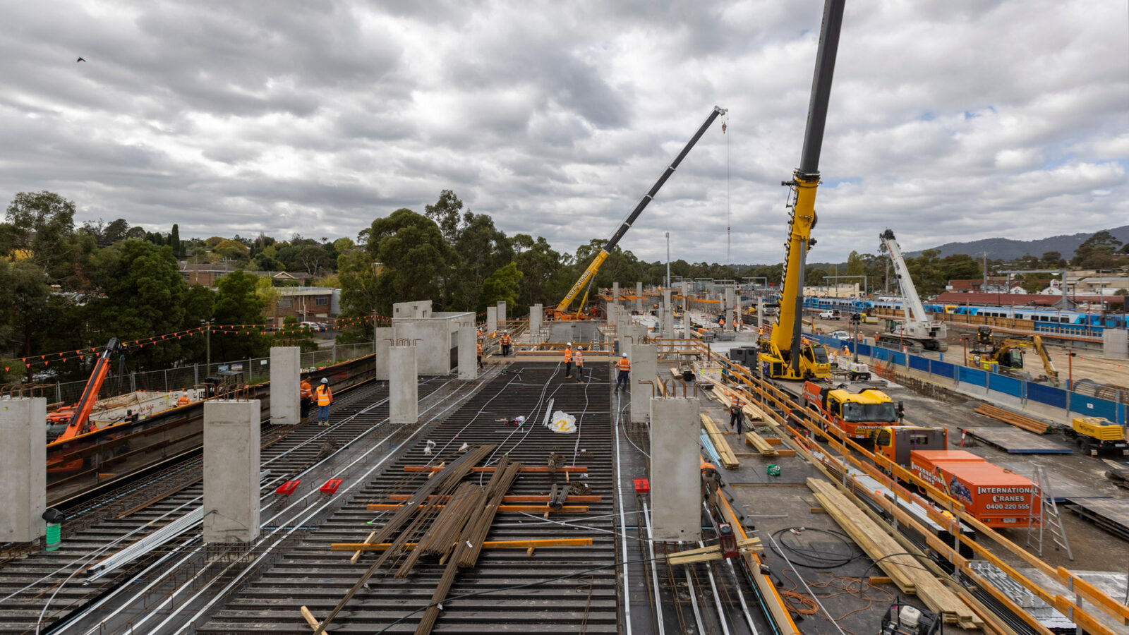 Victorian level crossing and station upgrade project