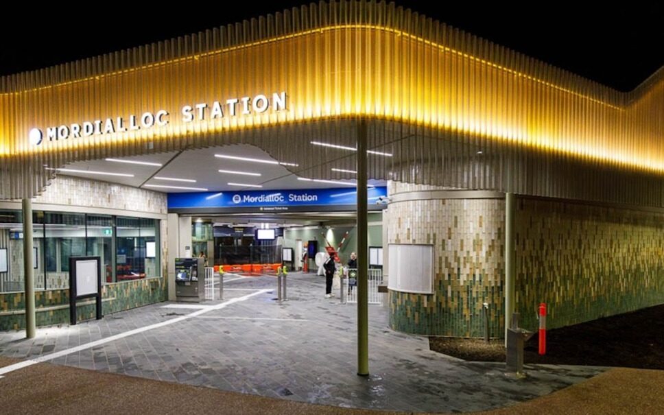 The new premium Mordialloc Station opened early morning Thursday 21 May